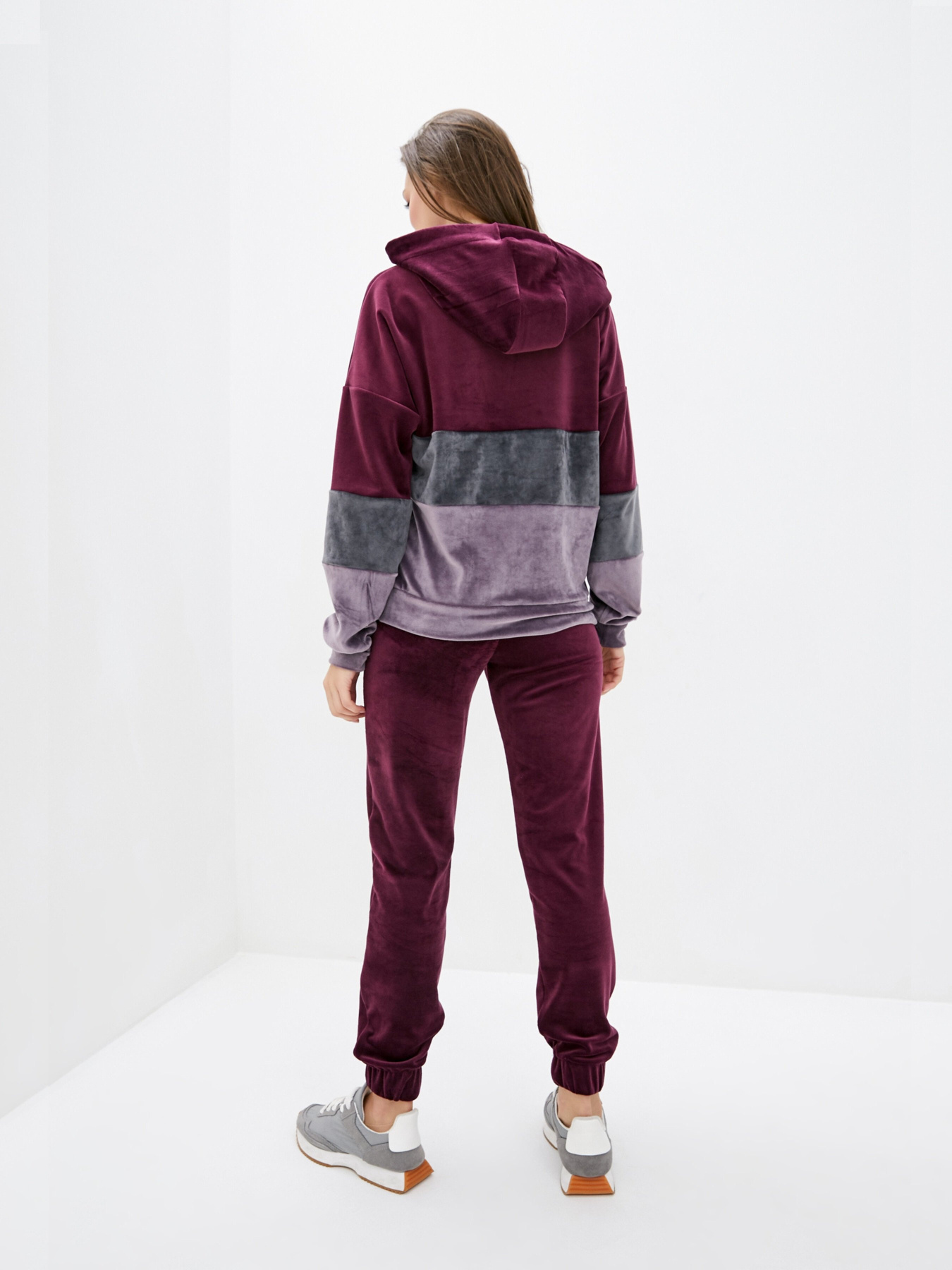 Спортивний костюм ISSA Plus модель SA-186_бордовый Фото