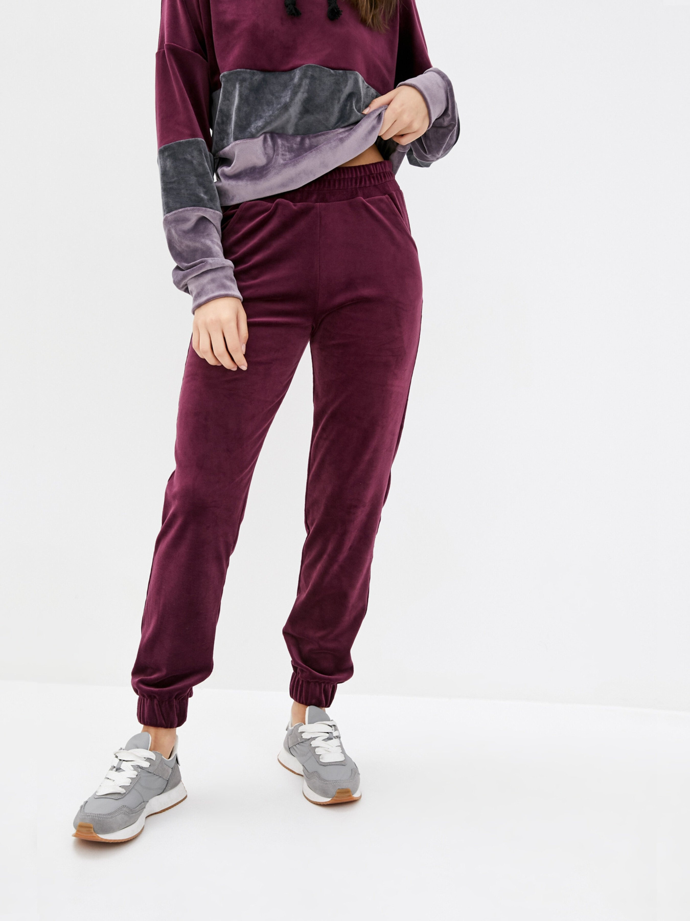 Спортивний костюм ISSA Plus модель SA-186_бордовый Фото