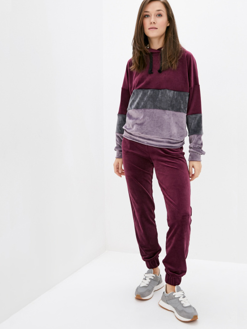 Спортивный костюм ISSA Plus модель SA-186_бордовый Фото