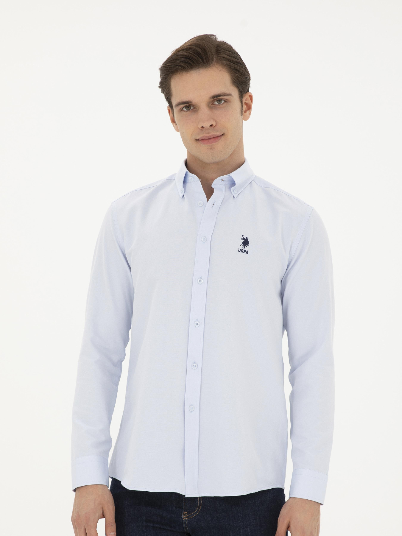 Рубашка US Polo модель G081GL004.000.1829634.VR003 Фото