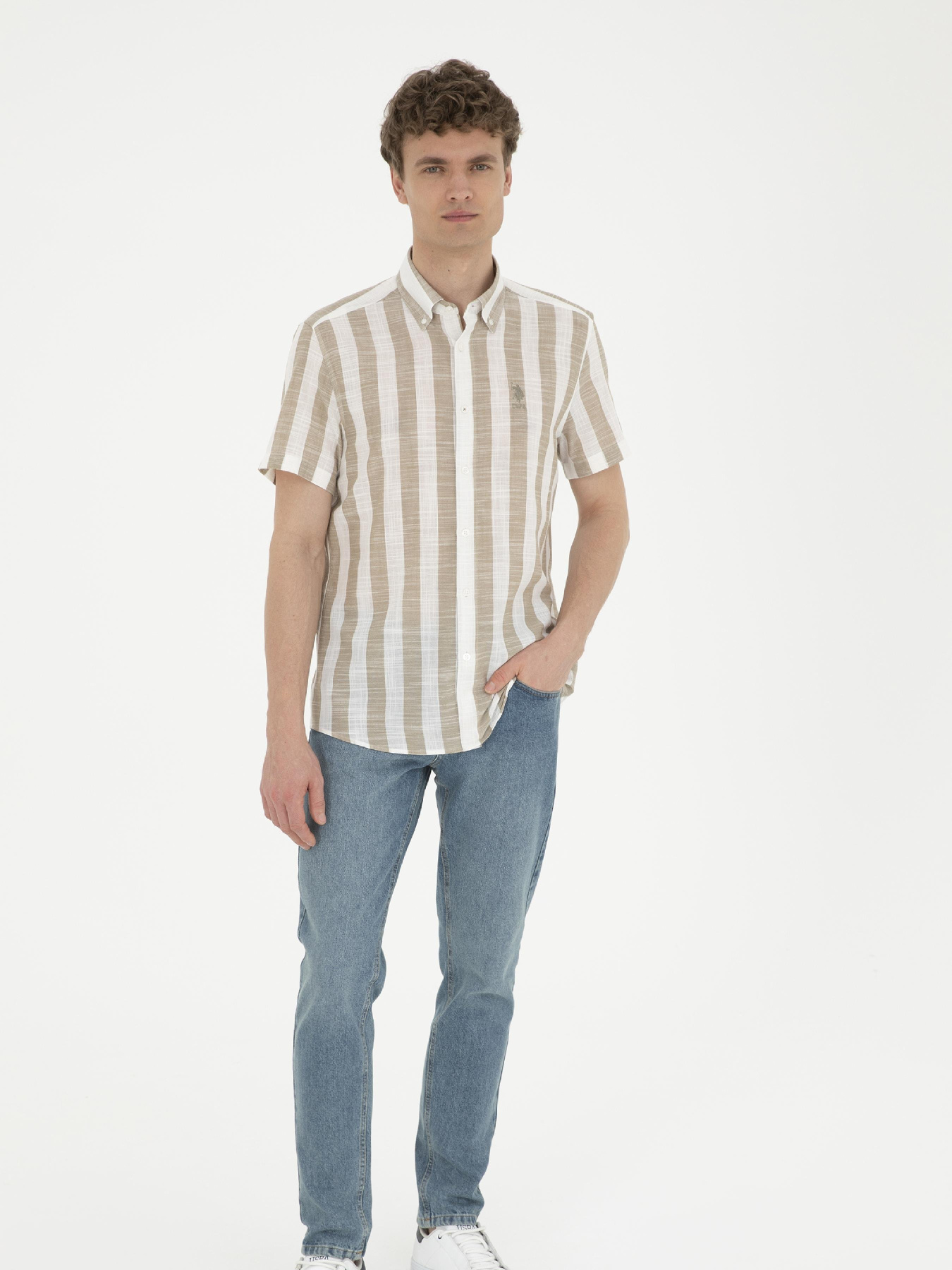 Рубашка US Polo модель G081GL004.000.1831392.VR027 Фото