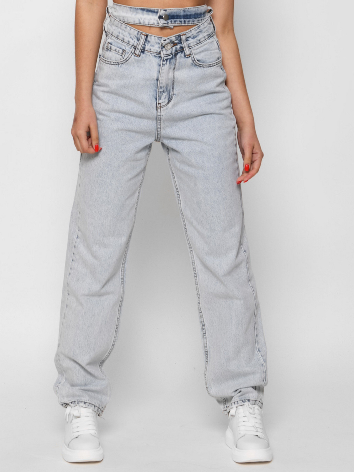 Прямые джинсы CARICA модель 3189111 Фото