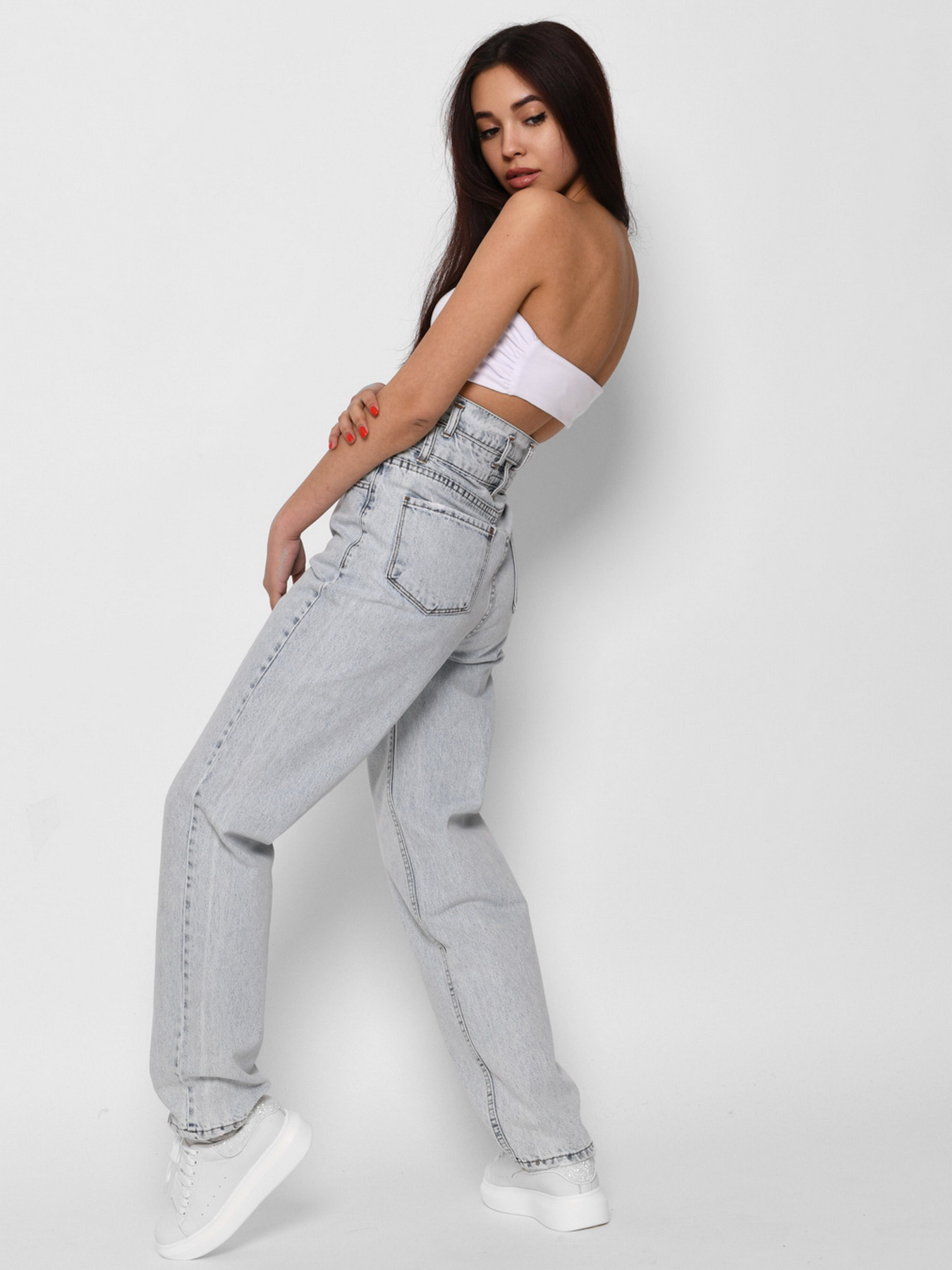 Прямі джинси CARICA модель 3189111 Фото