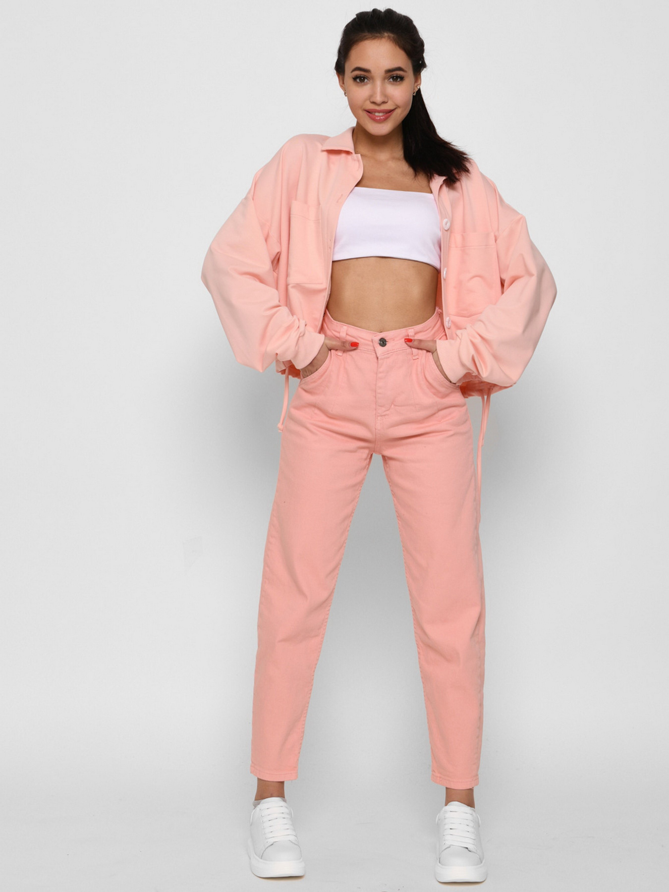 Джинсы мом CARICA модель 3189227 Фото