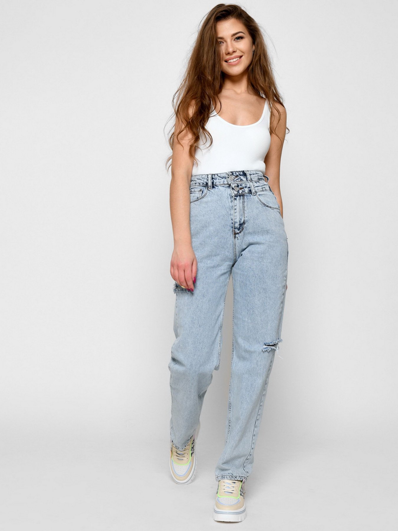 Прямі джинси CARICA модель 3189611 Прямі джинси CARICA модель 3189611 Фото