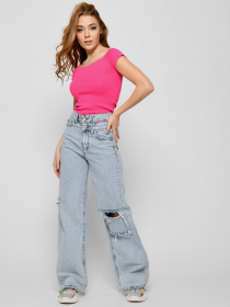 Широкие джинсы CARICA модель 3189711 Фото