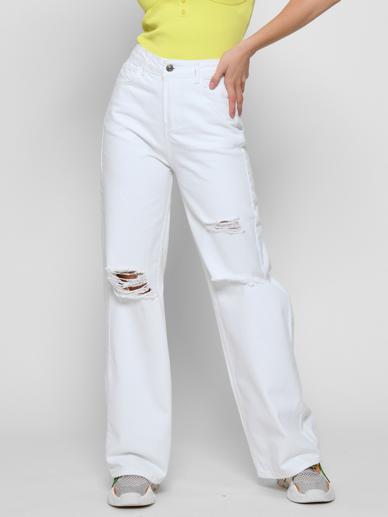 Широкие джинсы CARICA модель 319313 Фото