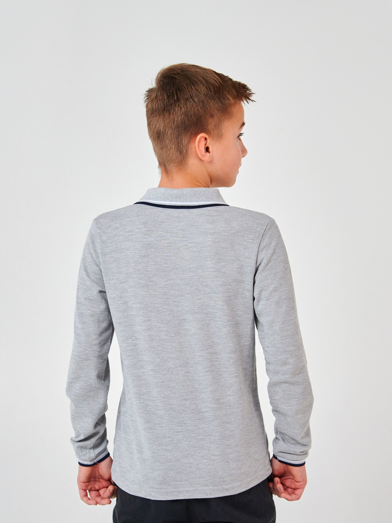 Поло SMIL модель smil_114108-seryj-melanz Фото