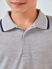 Поло SMIL модель smil_114108-seryj-melanz Поло SMIL модель smil_114108-seryj-melanz Фото