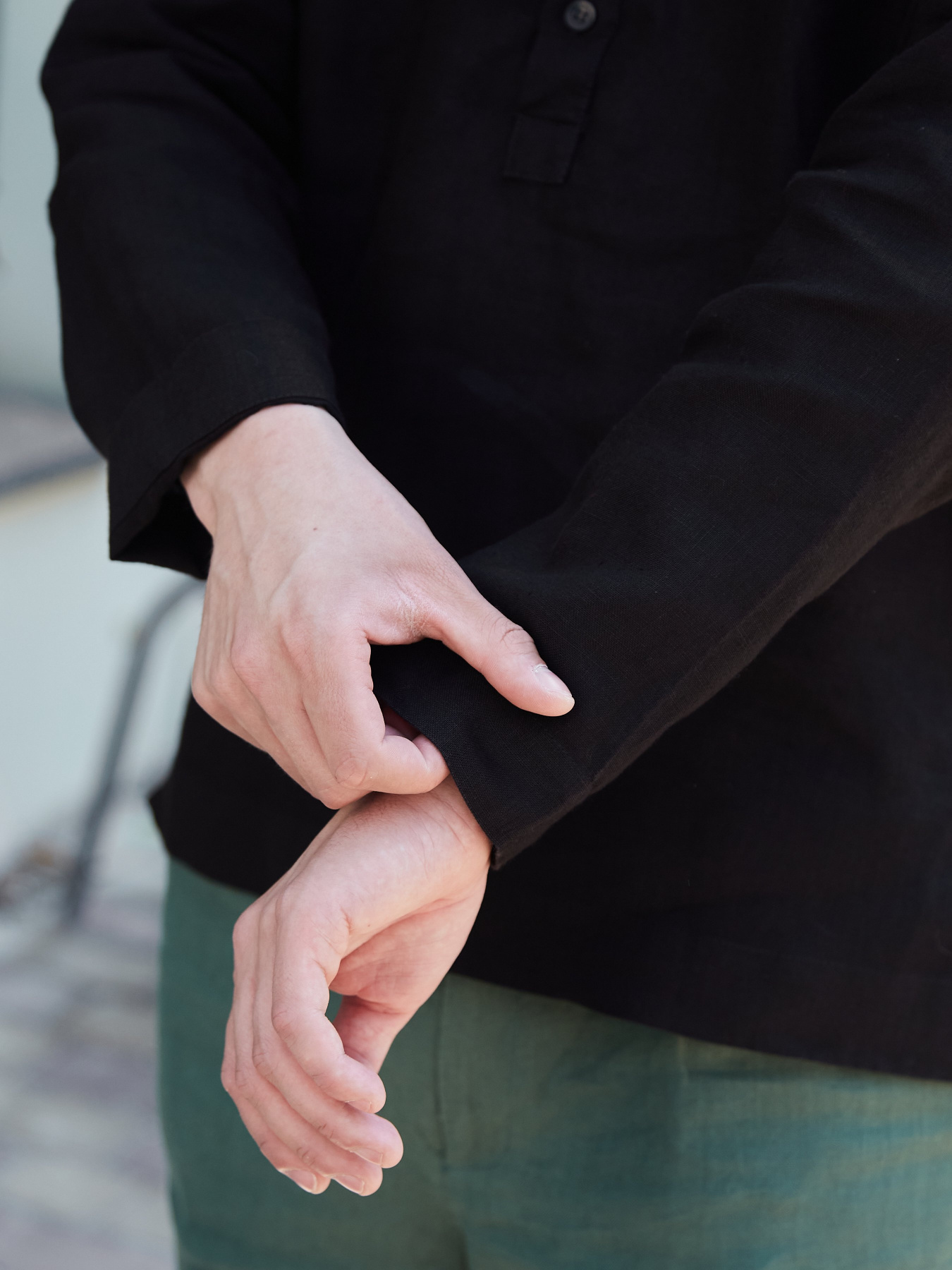 Сорочка повсякденна Едельвіка модель 118-24-00black Фото