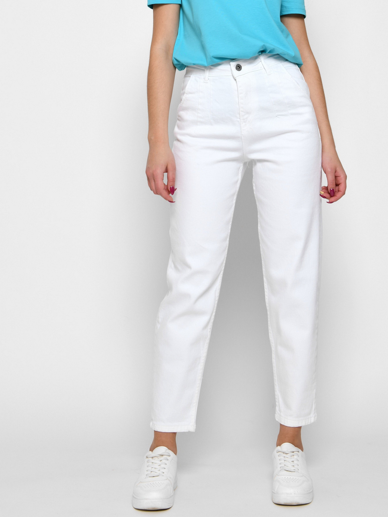 Джинси мом CARICA модель 319393 Фото