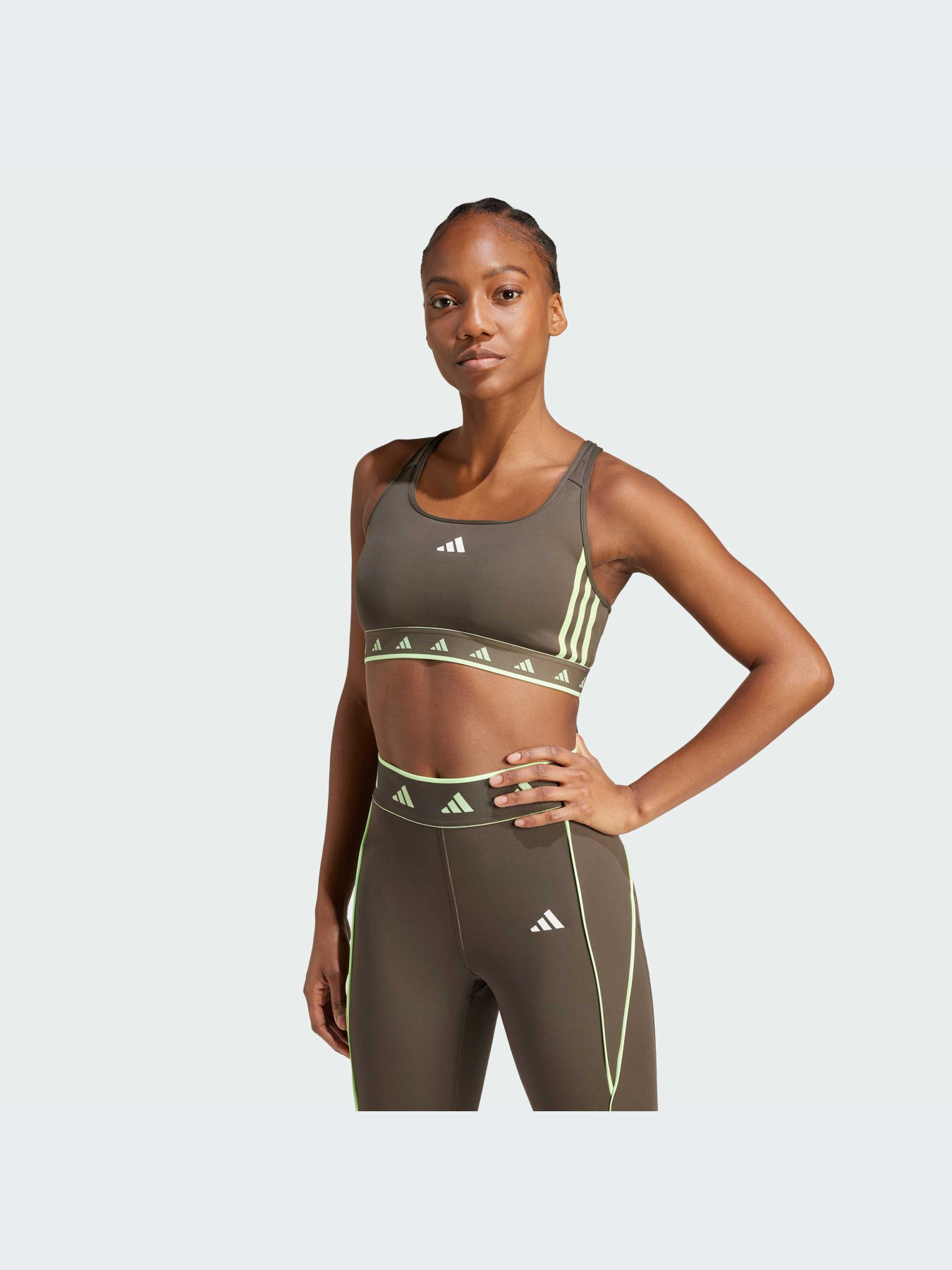 Спортивный топ Adidas Clima модель IS4499 Фото