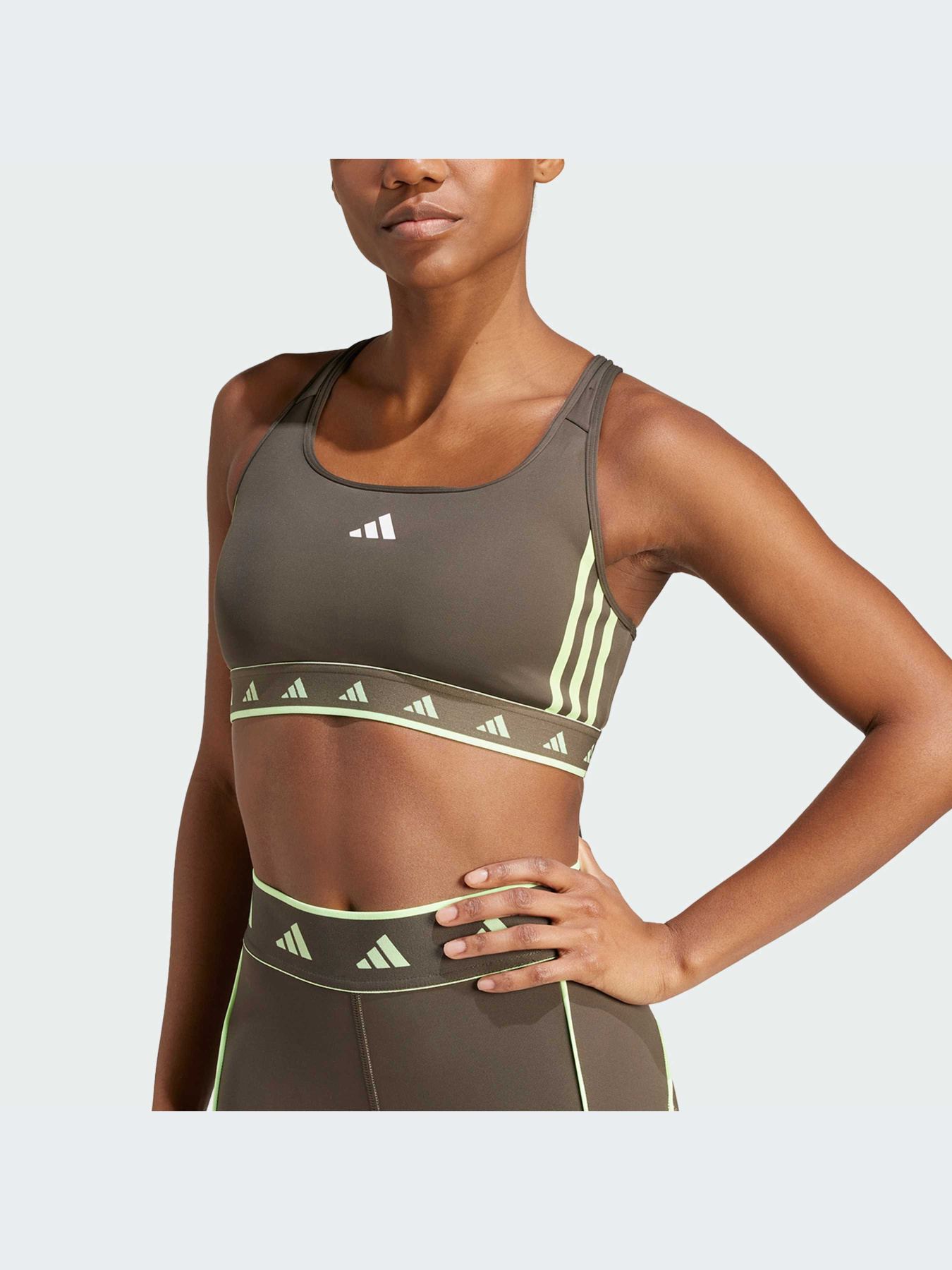 Спортивный топ Adidas Clima модель IS4499 Фото