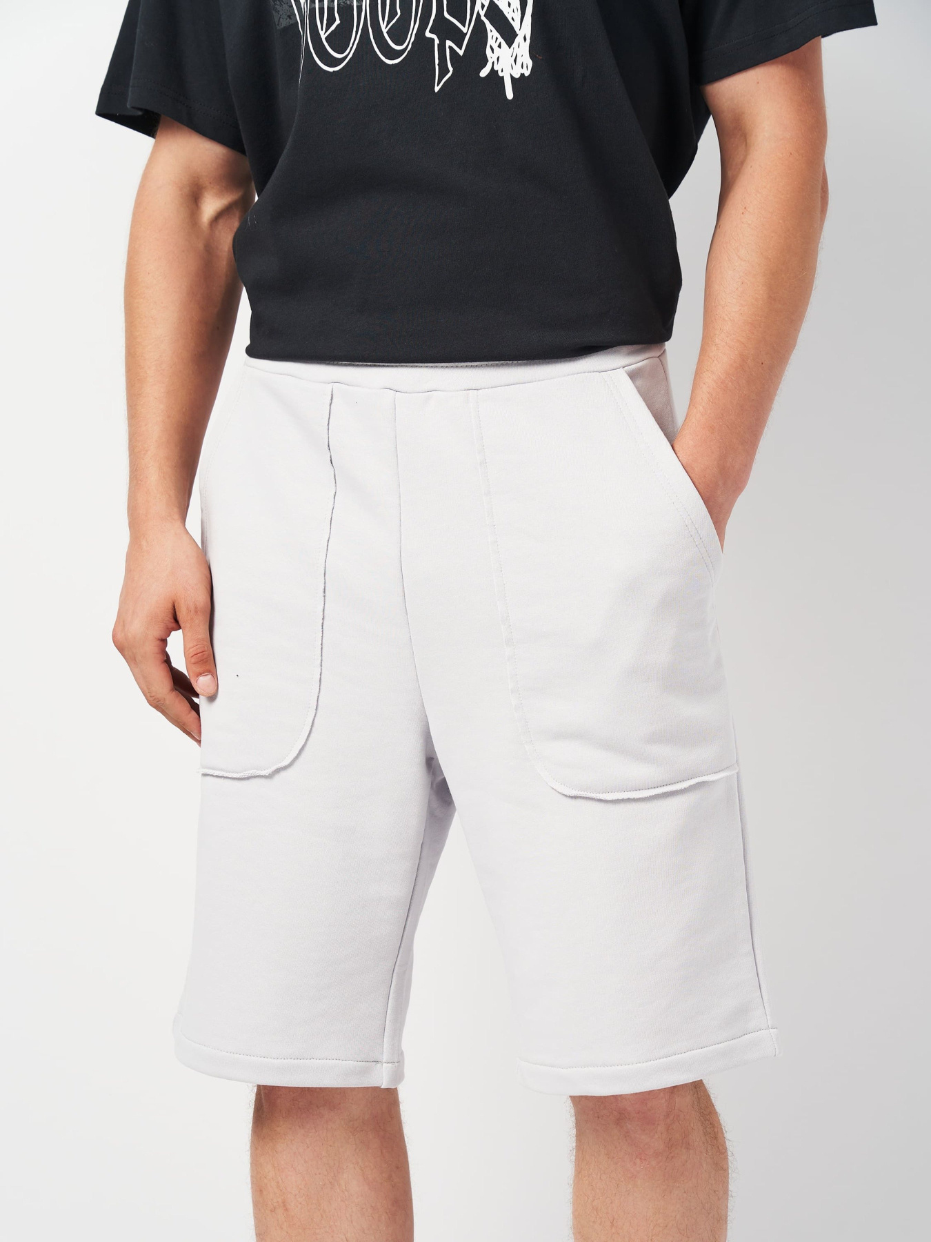 Шорты Роза модель 230928_light_grey Фото