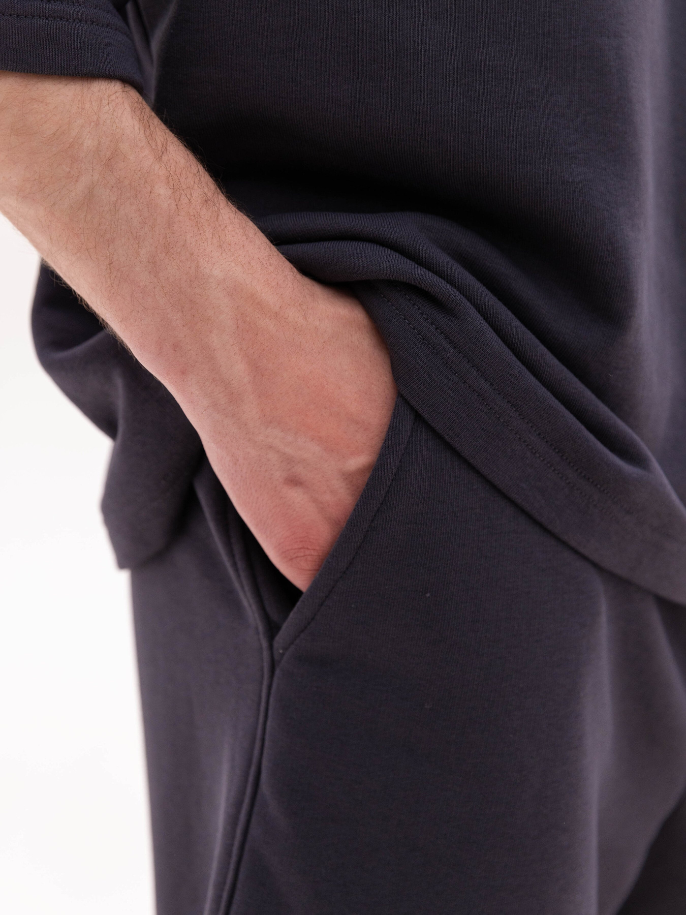 Повсякденні шорти Роза модель 231214_grey Повсякденні шорти Роза модель 231214_grey Фото