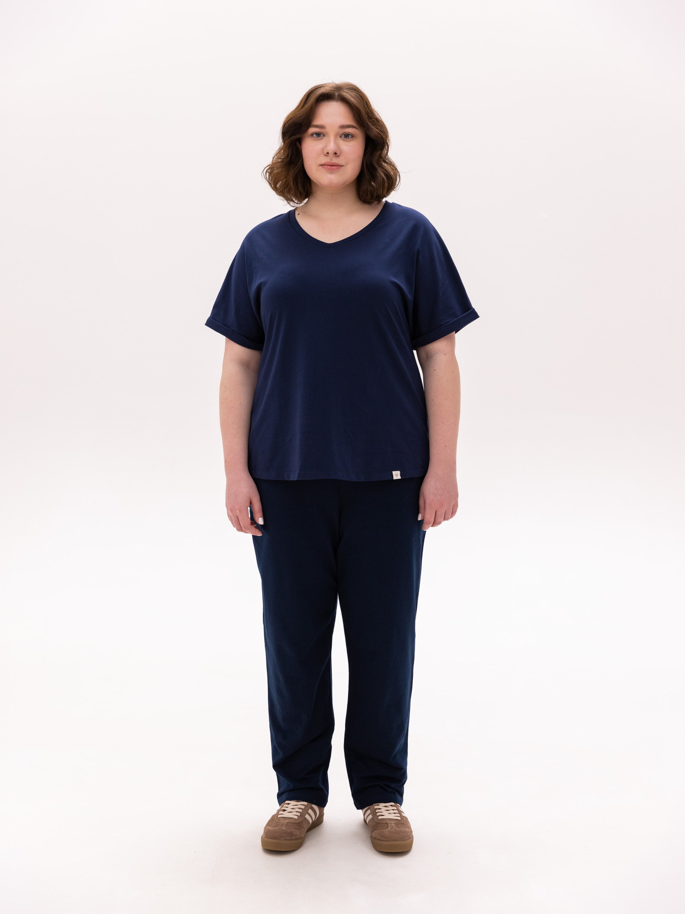 Футболка Роза модель 230938_navy Фото