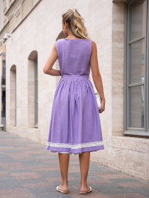 Сукня міді ISSA Plus модель 14751_сиреневый Сукня міді ISSA Plus модель 14751_сиреневый Фото