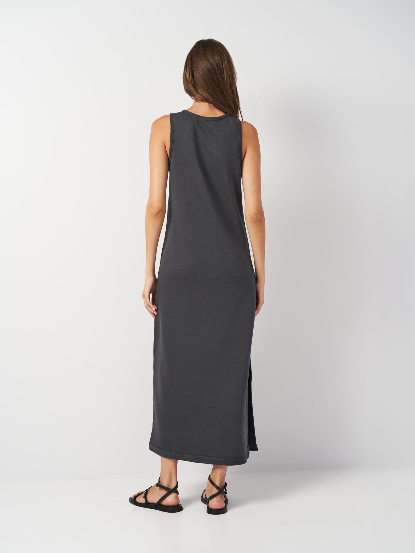 Платье макси Роза модель 230710_grey Фото