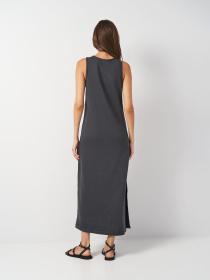 Платье макси Роза модель 230710_grey Фото