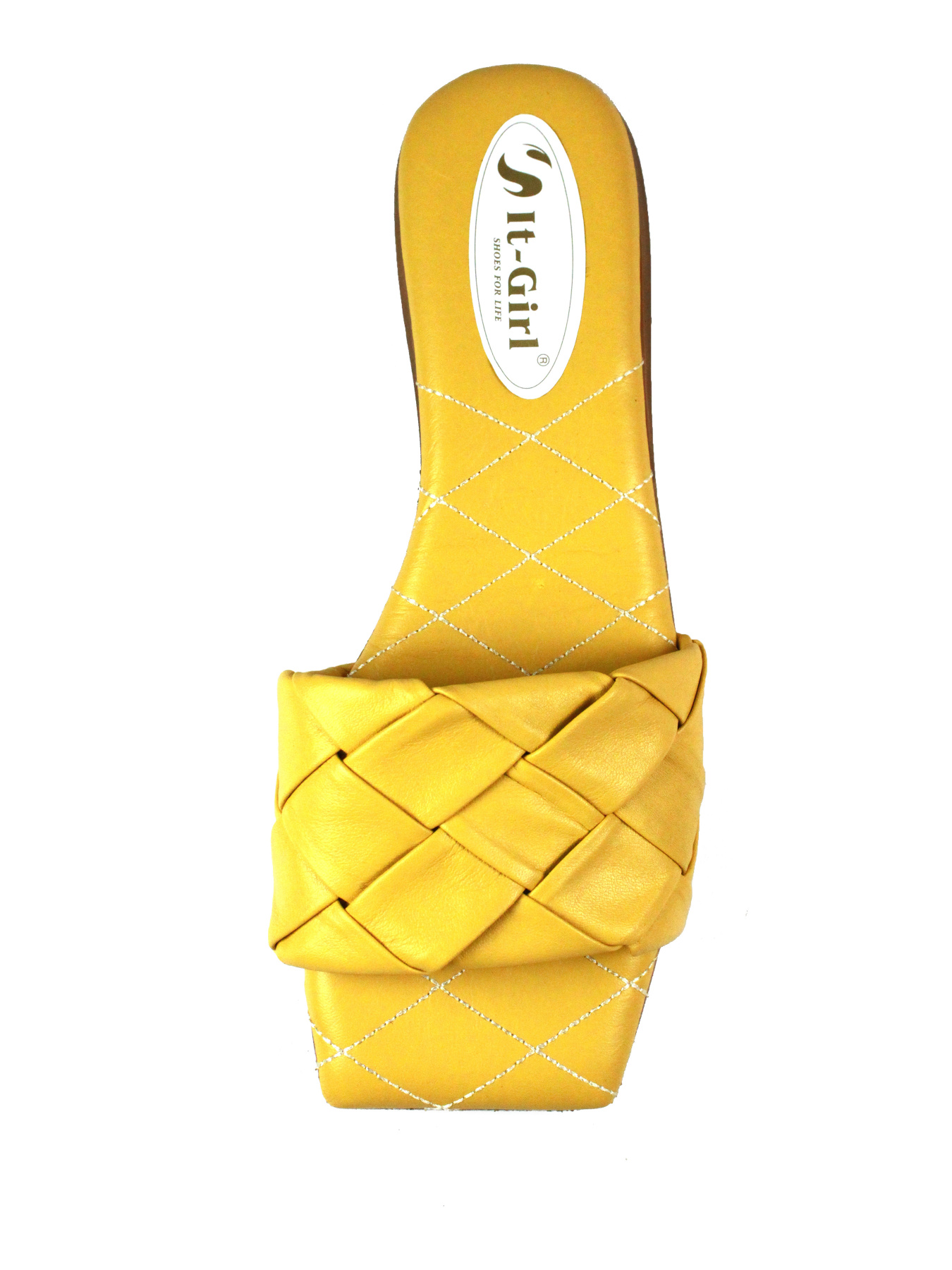 Мюли It-girl модель 2804-U29-yellow Фото