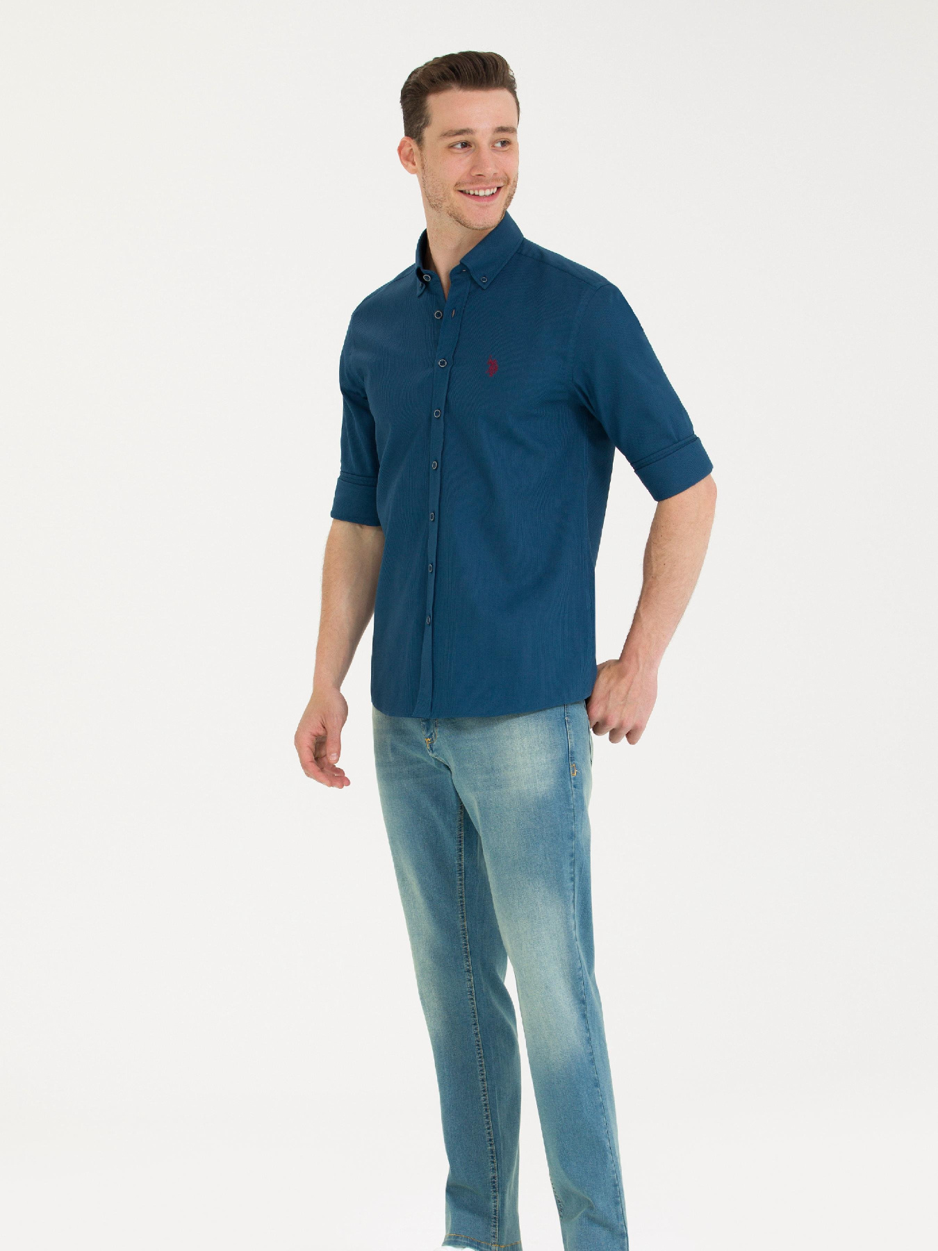 Зауженные джинсы US Polo модель G081SZ080.000.1587179.DN0021 Фото