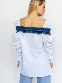 Блуза 7/11 Seven Eleven модель SE18ShrtDnmBltW Фото