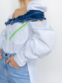 Блуза 7/11 Seven Eleven модель SE18ShrtDnmBltW Фото