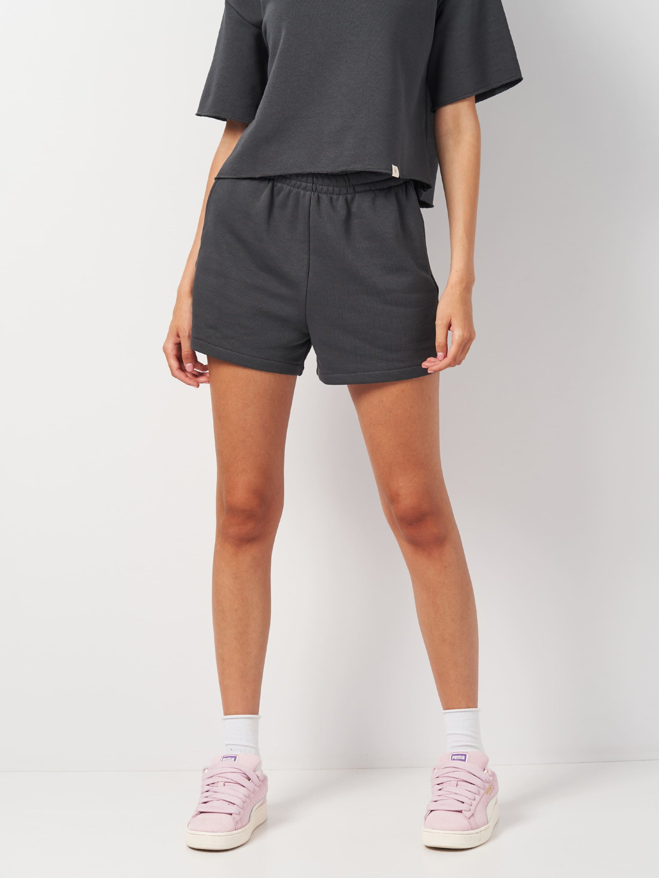 Повседневные шорты Роза модель 231112_dark_grey Фото