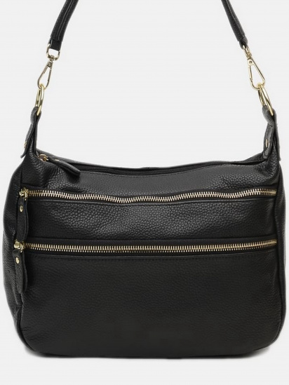 Сумка Borsa Leather модель K1213-black - фото