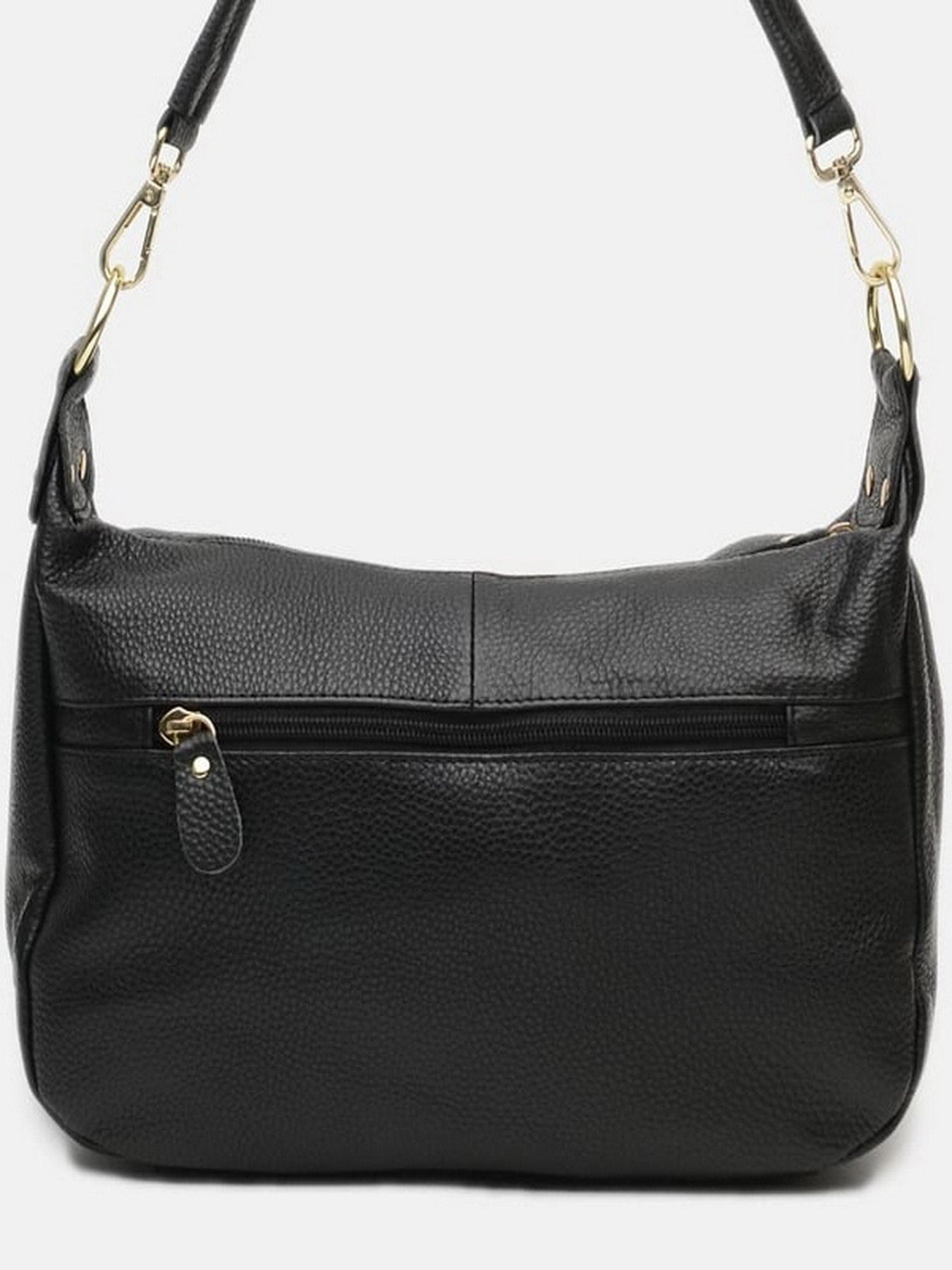 Сумка Borsa Leather модель K1213-black Фото