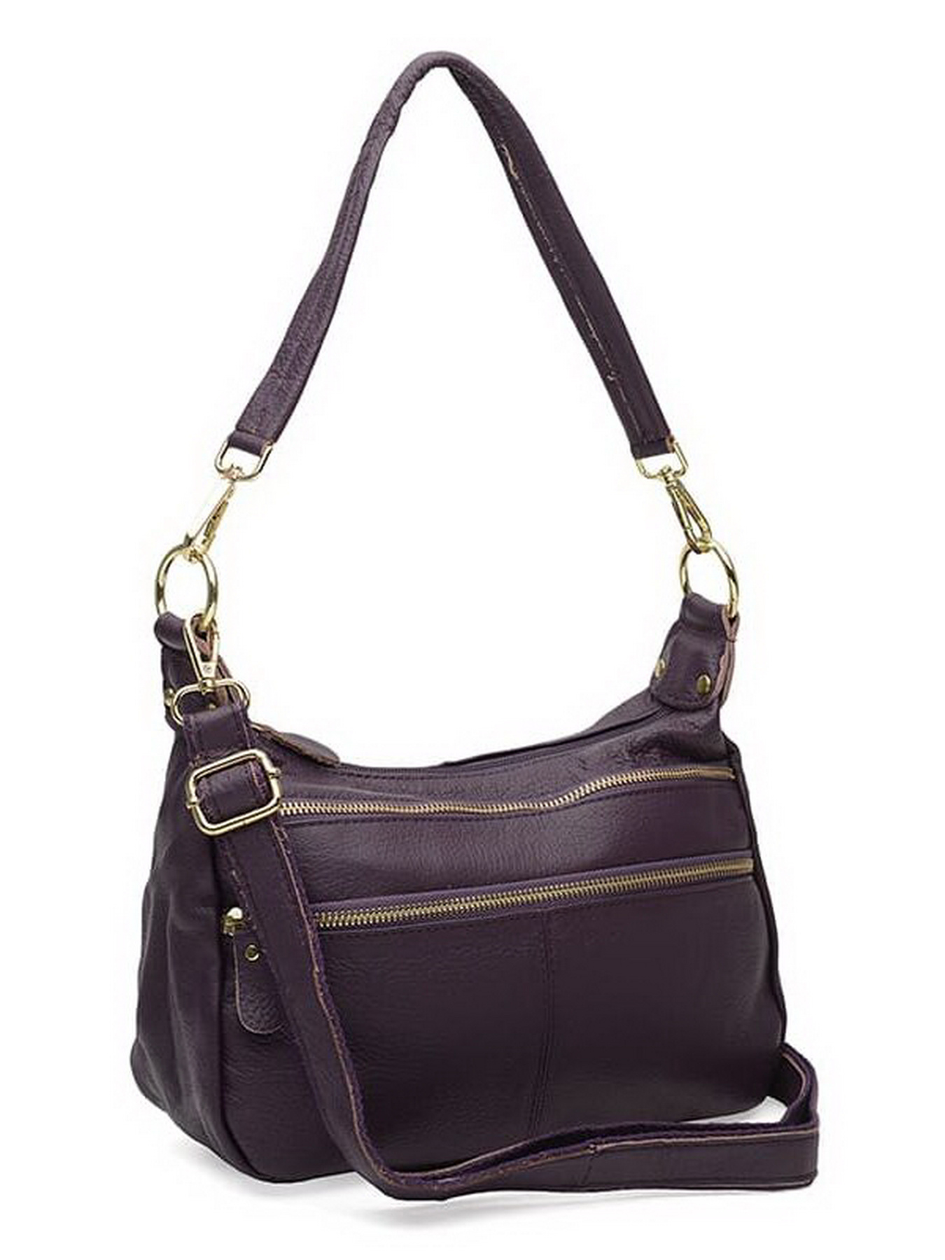 Сумка Borsa Leather модель K1213-violet Фото