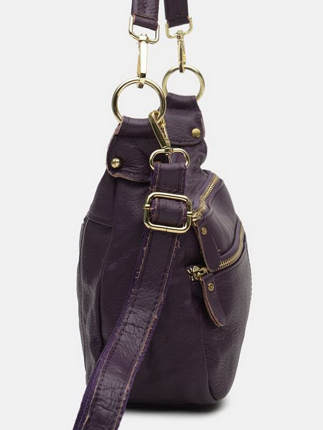 Сумка Borsa Leather модель K1213-violet Фото