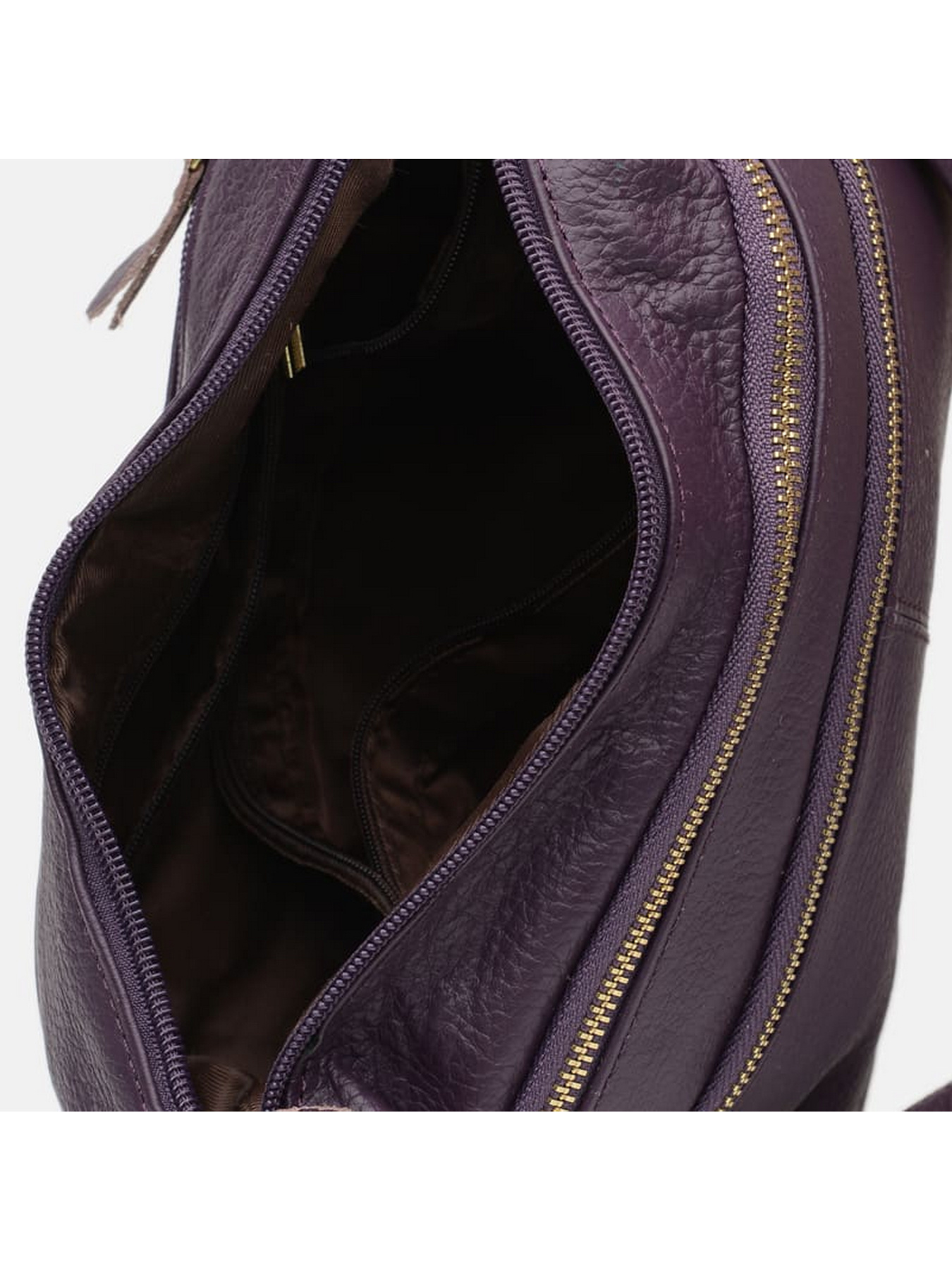 Сумка Borsa Leather модель K1213-violet Фото