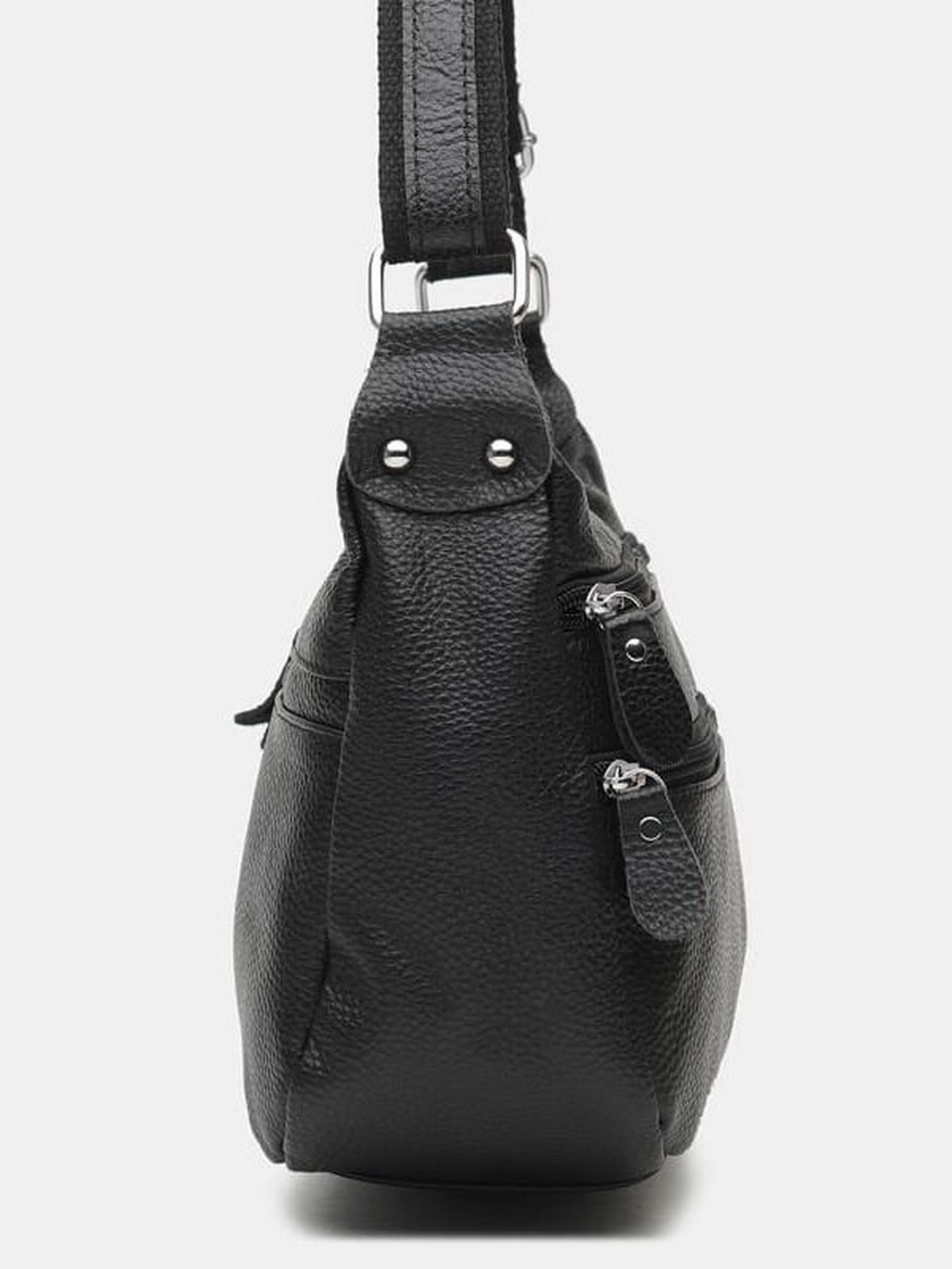 Сумка Borsa Leather модель K1028a-black Фото
