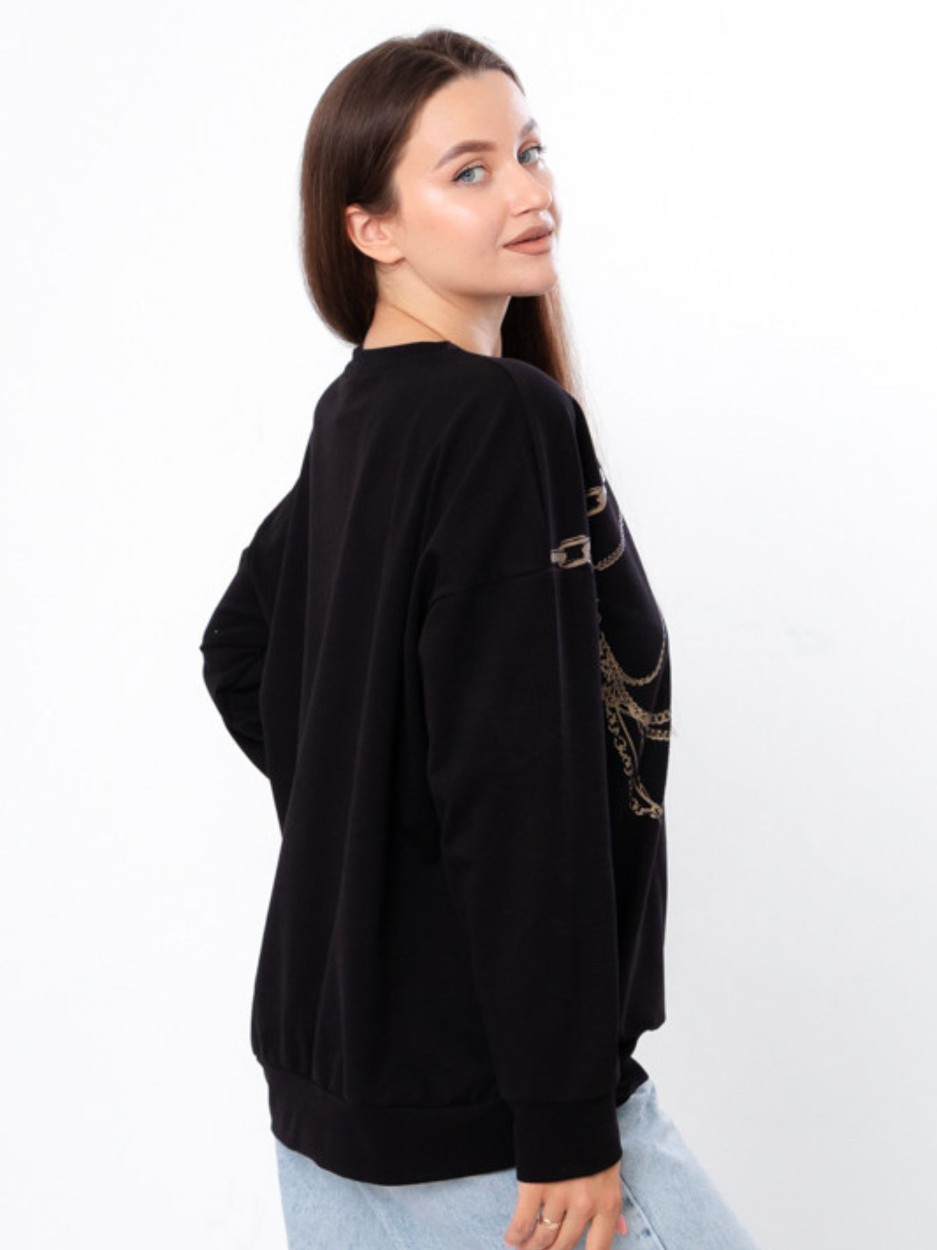 Свитшот Носи своє модель 8355-057-33-chornij Фото