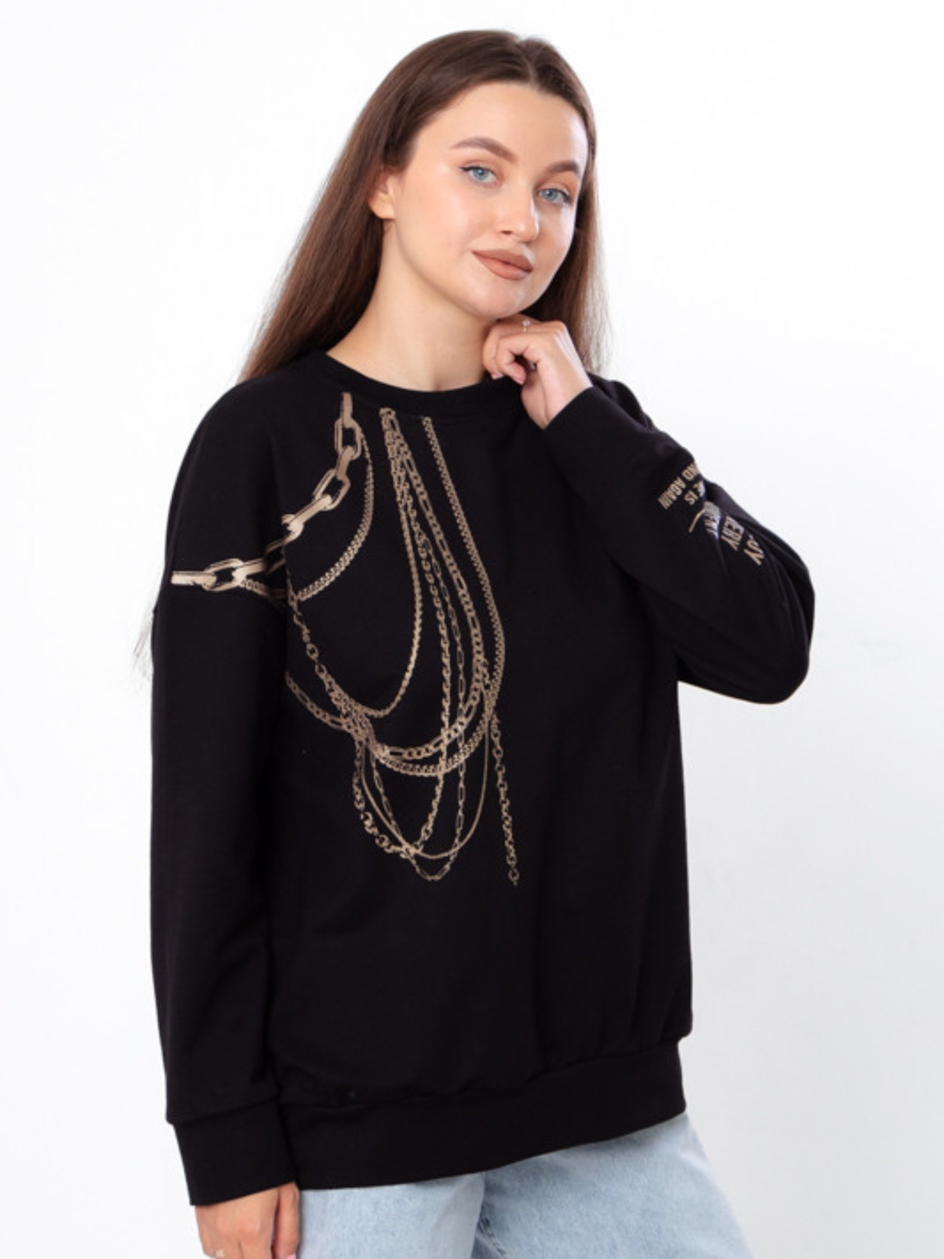 Світшот Носи своє модель 8355-057-33-chornij Фото