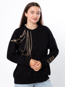 Свитшот Носи своє модель 8355-057-33-chornij Фото