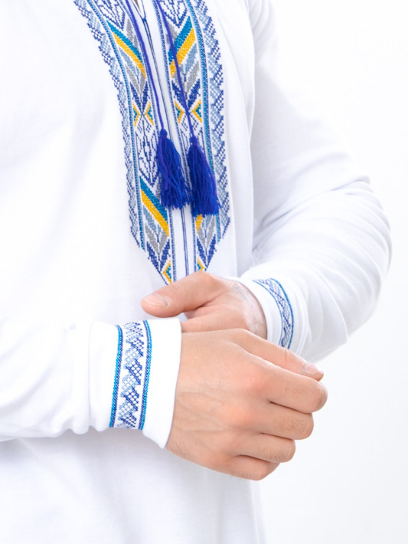 Вишита сорочка Носи своє модель 8605-038-22-zhovto-blakitnij Фото