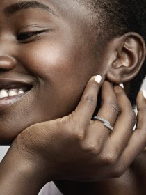 Каблучки PANDORA Moments модель 199491C01 Каблучки PANDORA Moments модель 199491C01 Фото