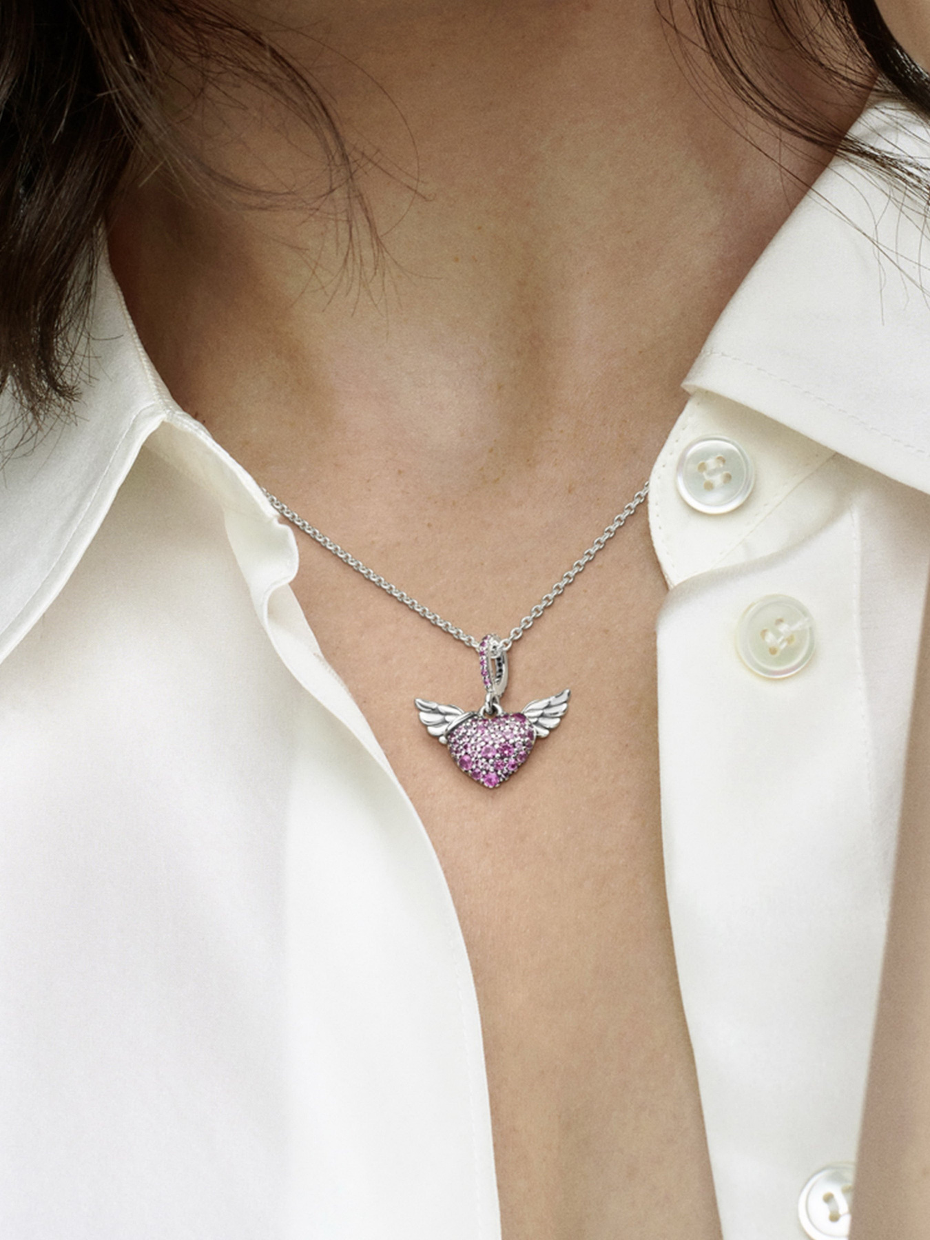 Кольє PANDORA Moments модель 398505C02 Фото