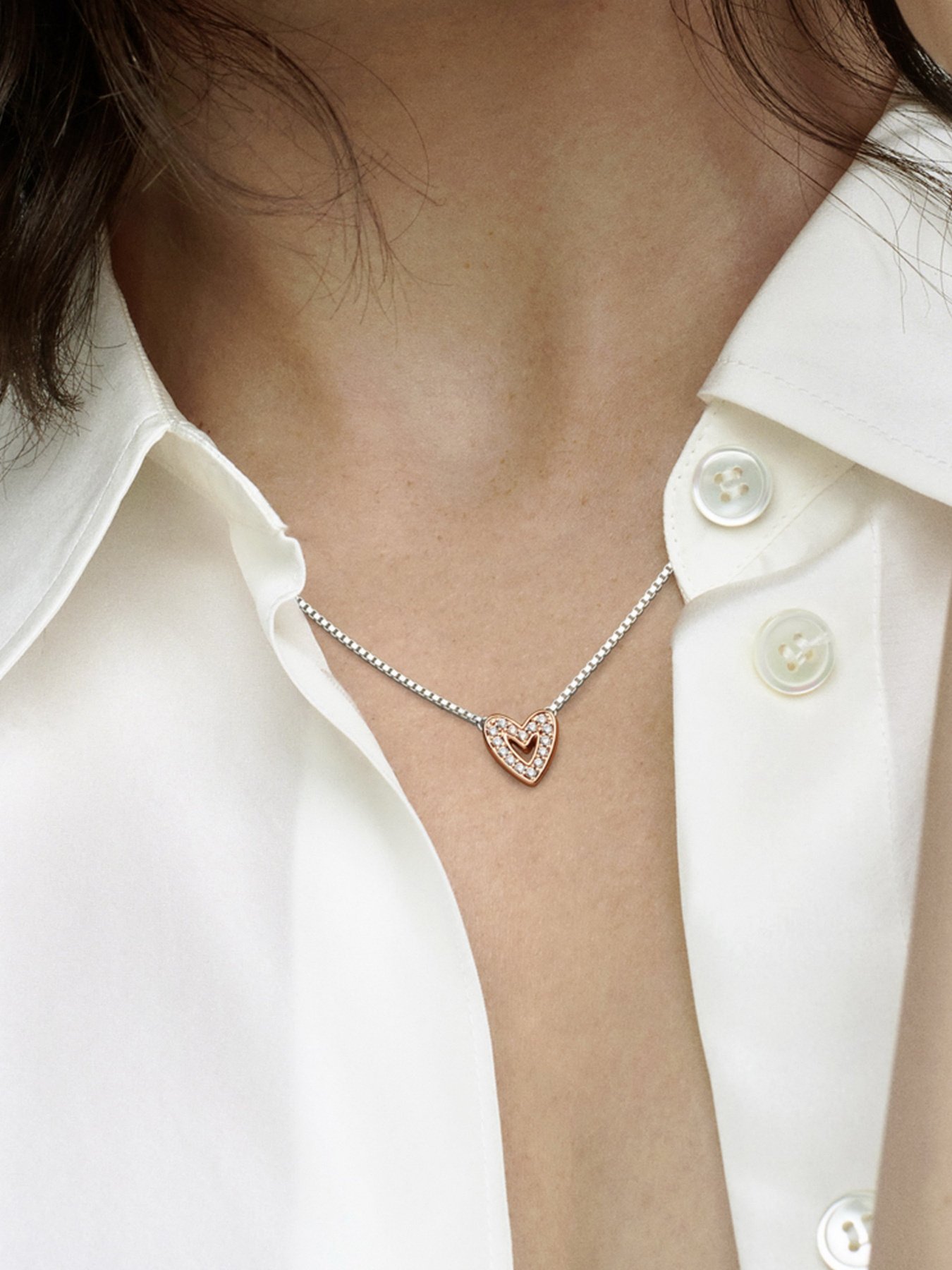 Кольє PANDORA Moments модель 380089C01 Фото