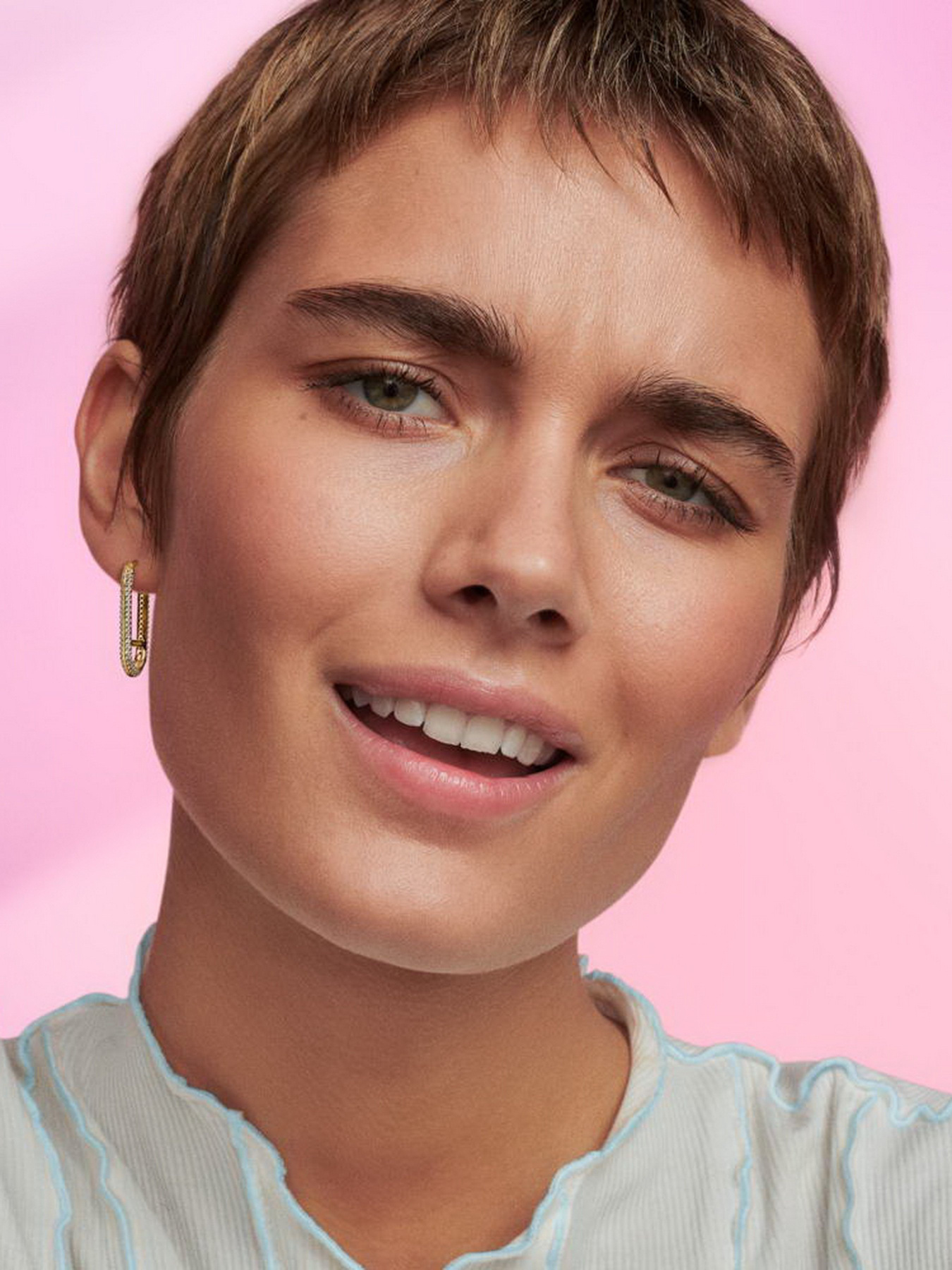 Сережки для шармів PANDORA модель 262796C01 Фото