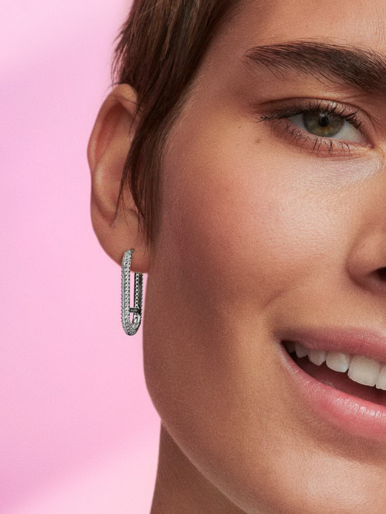 Серьги для шармов PANDORA модель 292796C01 Фото