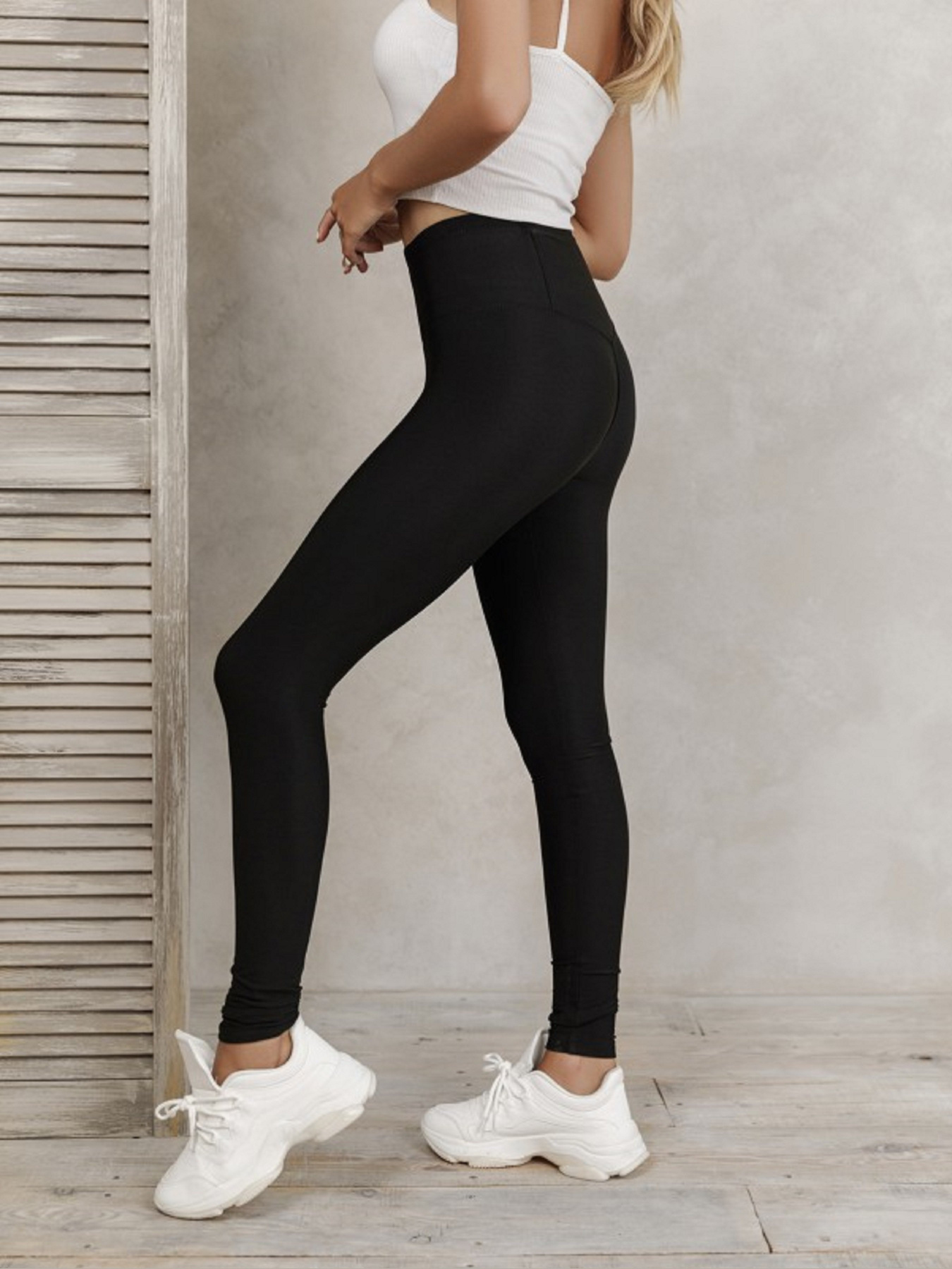 Леггинсы ISSA Plus модель 4444_черный Фото