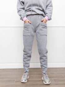 Штаны спортивные ISSA Plus модель 12264_светло_серый Фото