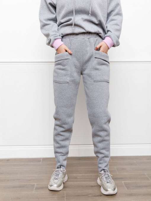 Штаны спортивные ISSA Plus модель 12264_светло_серый Фото