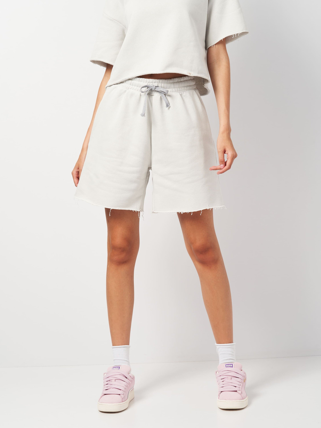 Шорты Роза модель 231208_light_grey Фото