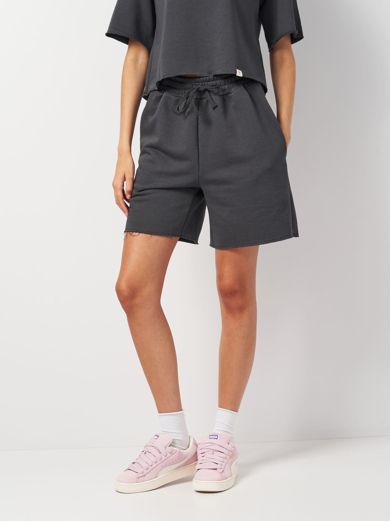 Шорты Роза модель 231208_grey Фото