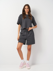 Шорты Роза модель 231208_grey Фото