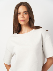 Футболка Роза модель 231207_light_grey Фото